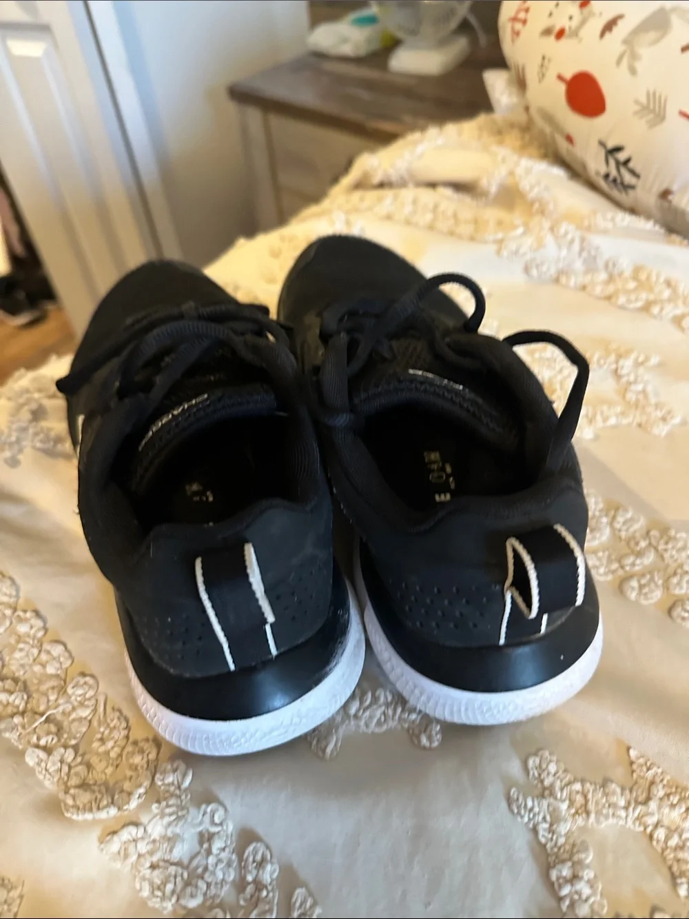Under Armour Black and White Training Sneakers